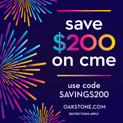 Oakstone Save 200 on CME