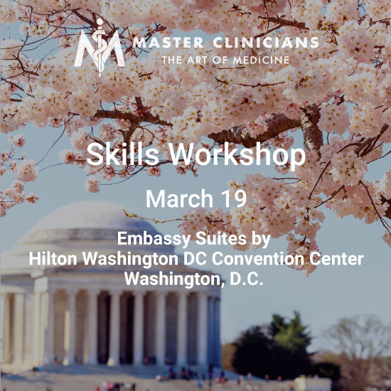 Master Clinicians 2020 DC Skills Workshop