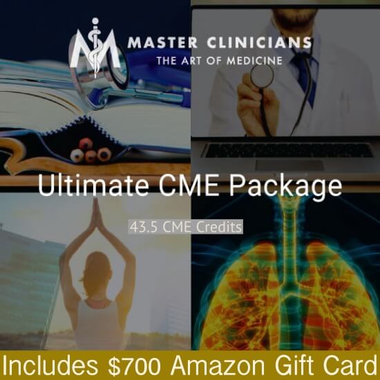 Master Clinicians Ultimate CME Package (Urgent Care, Women's Health, Telemedicine, Can't Miss Presentations) with $700 Amazon Gift Card
