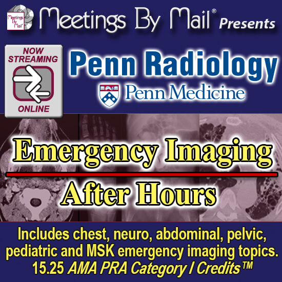 Meetings-by-Mail Penn Radiology Emergency Imaging After Hours