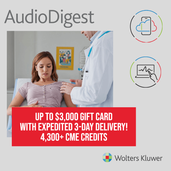 Audio Digest CME Gastroenterology Platinum Membership with up to $3000 gift card