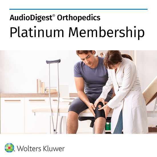 AudioDigest CME Orthopaedics Platinum Membership