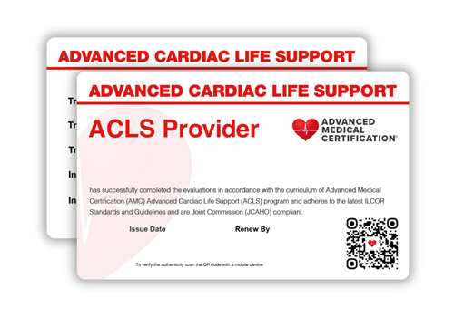 Advanced Medical Certification - ACLS Online Certification