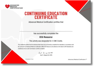 Advanced Medical Certification – ECG Course Online